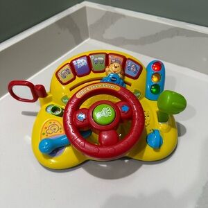VTech Learn & Discover Driver Toddler Motor Skills Sound Light TESTED